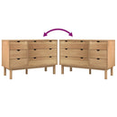 kommode OTTA 111x43x73,5 cm massivt fyrretræ