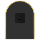 vægspejl 50x20 cm oval guldfarvet