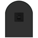 vægspejl 50x20 cm oval sort