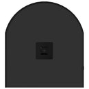 vægspejl 70x30 cm oval sort