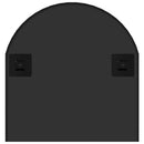 vægspejl 90x40 cm oval sort