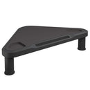 skærmstander til hjørne 49x28x10,5 cm sort