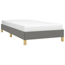 Sengeramme uden madras Mørkegrå 100x200 cm Stof