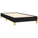 Sengeramme uden madras Sort 100x200 cm Stof