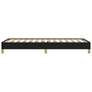 Sengeramme uden madras Sort 100x200 cm Stof