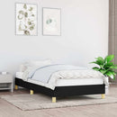 Sengeramme uden madras Sort 100x200 cm Stof