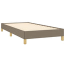 Sengeramme uden madras Taupe 100x200 cm Stof
