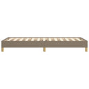 Sengeramme uden madras Taupe 100x200 cm Stof