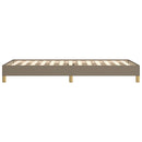 Sengeramme uden madras Taupe 100x200 cm Stof