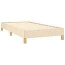 Sengeramme uden madras Creme 100x200 cm Stof
