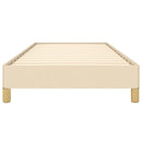 Sengeramme uden madras Creme 100x200 cm Stof