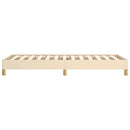 Sengeramme uden madras Creme 100x200 cm Stof