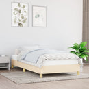 Sengeramme uden madras Creme 100x200 cm Stof