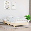 Sengeramme uden madras Creme 100x200 cm Stof