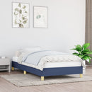 sengeramme uden madras 100x200 cm stof blå
