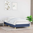 sengeramme uden madras 100x200 cm stof blå