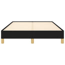 Sengeramme uden madras Sort 120x200 cm Stof
