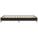 Sengeramme uden madras Sort 120x200 cm Stof