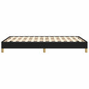 Sengeramme uden madras Sort 120x200 cm Stof