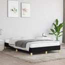 Sengeramme uden madras Sort 120x200 cm Stof