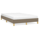 Sengeramme uden madras Taupe 120x200 cm Stof