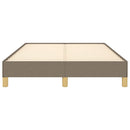 Sengeramme uden madras Taupe 120x200 cm Stof