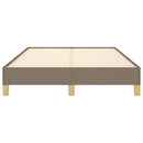 Sengeramme uden madras Taupe 120x200 cm Stof