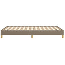 Sengeramme uden madras Taupe 120x200 cm Stof