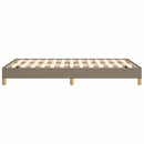 Sengeramme uden madras Taupe 120x200 cm Stof