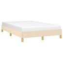 Sengeramme uden madras Creme 120x200 cm Stof