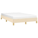 Sengeramme uden madras Creme 120x200 cm Stof