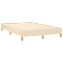 Sengeramme uden madras Creme 120x200 cm Stof