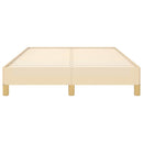 Sengeramme uden madras Creme 120x200 cm Stof