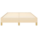 Sengeramme uden madras Creme 120x200 cm Stof