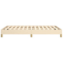 Sengeramme uden madras Creme 120x200 cm Stof