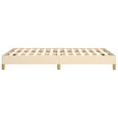 Sengeramme uden madras Creme 120x200 cm Stof