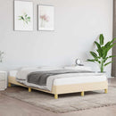 Sengeramme uden madras Creme 120x200 cm Stof