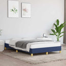 sengeramme uden madras 120x200 cm stof blå