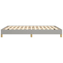 sengeramme uden madras 140x190 cm stof lysegrå