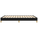 sengeramme uden madras 140x190 cm stof sort