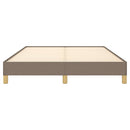 sengeramme uden madras 140x190 cm stof gråbrun