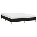 sengeramme uden madras 140x200 cm stof sort