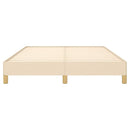 sengeramme uden madras 140x200 cm stof cremefarvet