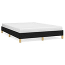 sengeramme uden madras 160x200 cm stof sort