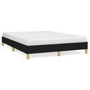 sengeramme uden madras 160x200 cm stof sort