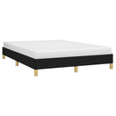sengeramme uden madras 160x200 cm stof sort