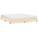 sengeramme uden madras 180x200 cm stof cremefarvet
