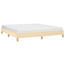 sengeramme uden madras 180x200 cm stof cremefarvet