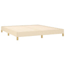 sengeramme uden madras 180x200 cm stof cremefarvet