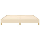 sengeramme uden madras 180x200 cm stof cremefarvet